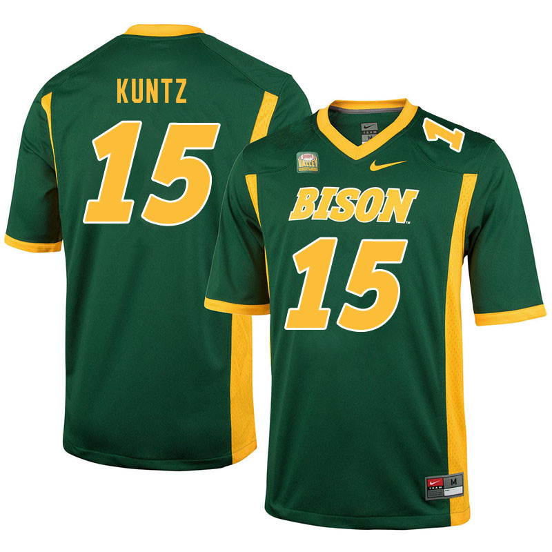 Men #15 Kaden Kuntz North Dakota State Bison College Football Jerseys Sale-Green - Click Image to Close